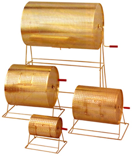 Brass-Plated Raffle Drums